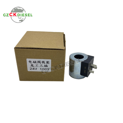 24V/12V ID 18MM Yüksek 40MM LG6225/6060/215 Kazı makinesi için solenoid valf bobini