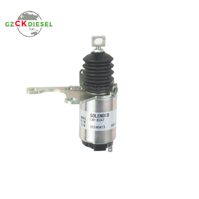 Caterpillar CAT C-9 C9 3126E C7 Motor 305.5 306 307B 307C Ekskavatörü için kapanma solenoid valfi 139-8247 1398247
